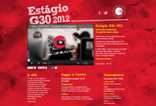 G30 Gestão de Marcas | Hotsite G30 - Estágio 2012 | 2012